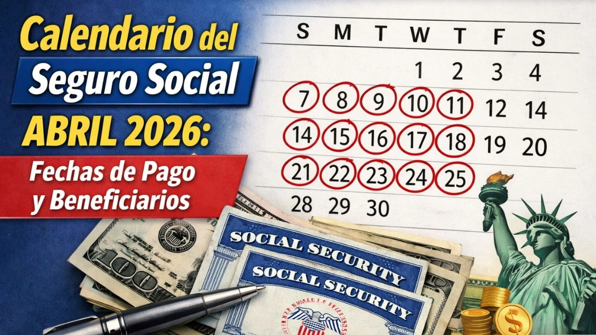Calendario del Seguro Social Abril 2026 Fechas de Pago y Beneficiarios