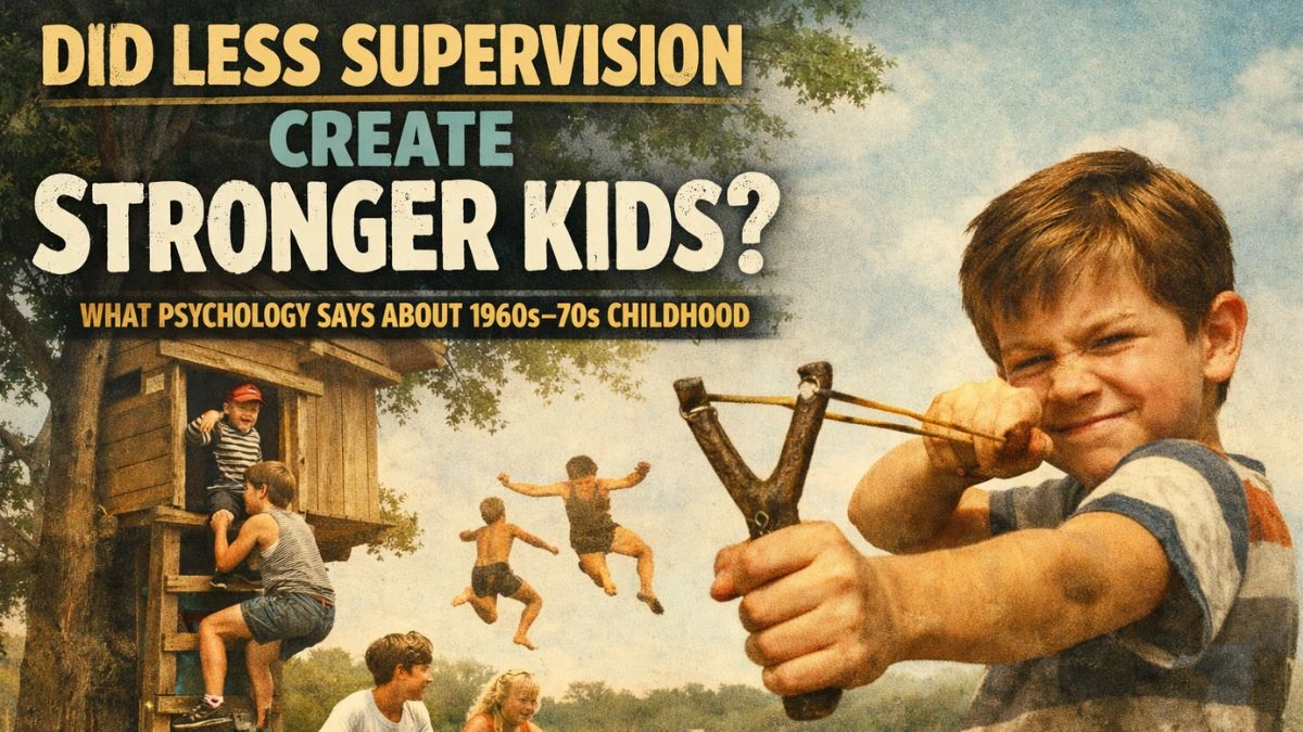 Did Less Supervision Create Stronger Kids What Psychology Says About 1960s–70s Childhood