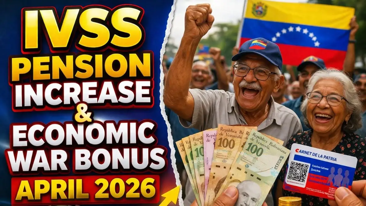 IVSS Pension Increase & Economic War Bonus April 2026