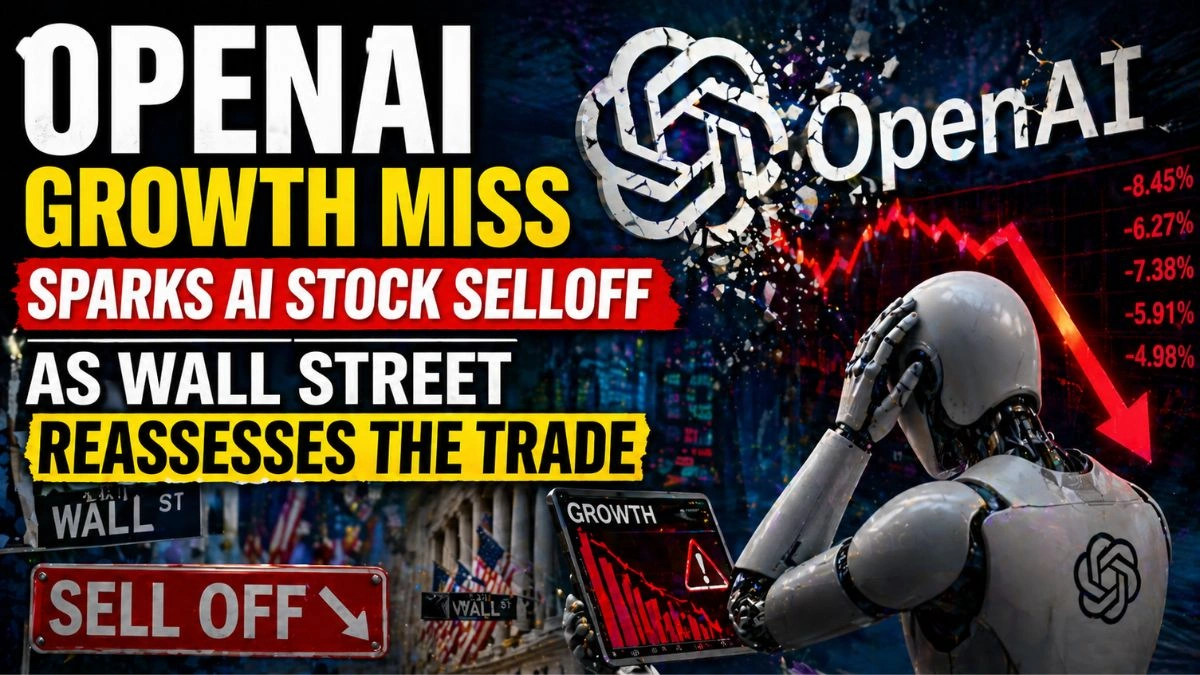 OpenAI Growth Miss Sparks AI Stock Selloff as Wall Street Reassesses the Trade