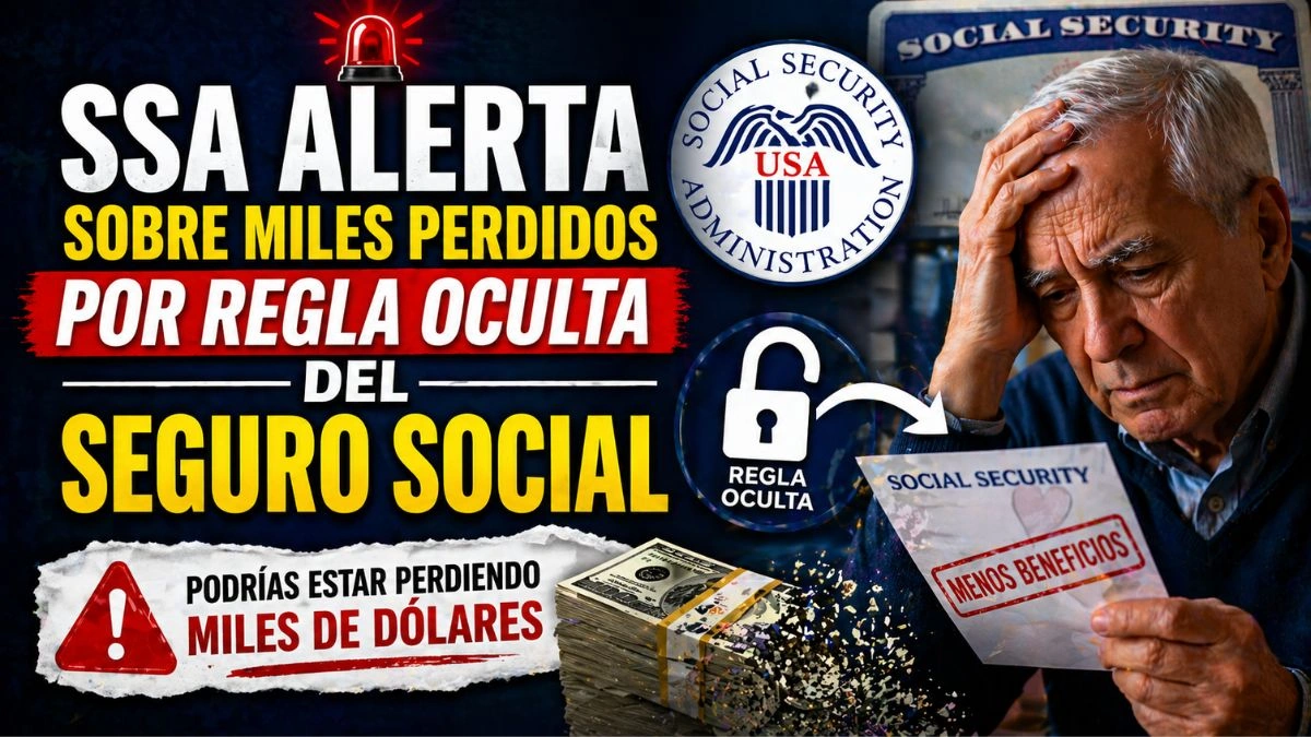 SSA alerta sobre miles perdidos por regla oculta del Seguro Social